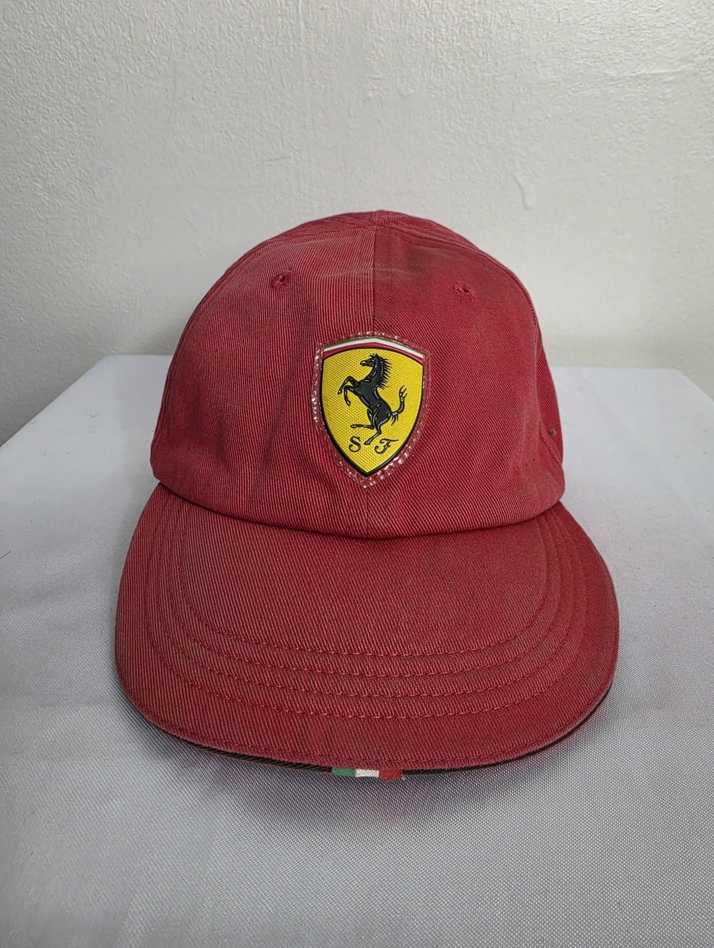Ferrari Red Baby Cap with Shield Logo